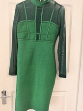 Emerald Green Bandage Bodycon. Excellent For All Occasion. Size 16 Uk