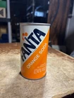 Vintage Fanta Orange Soda Can Steel Pull Tab Coca Cola Company
