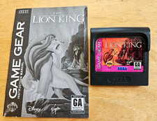 Sega Game Gear - The Lion King - Disney Game, Instruction + Instruction Manual