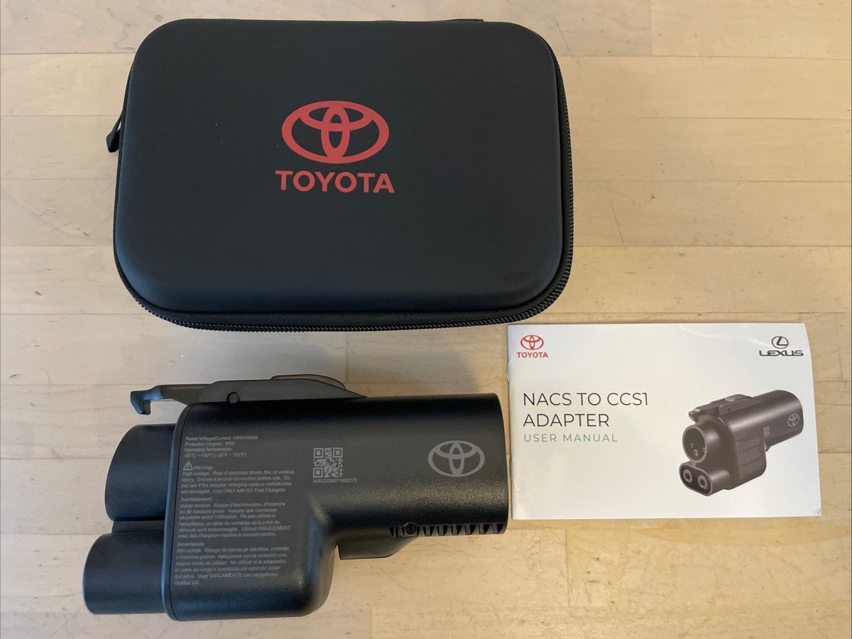 Toyota NACS to CCS1 Tesla Supercharger adapter for BZ4X EV Fast DC