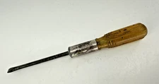 Vintage Oxwall Reversible Ratcheting Blade Flat Slotted Screwdriver Made in USA