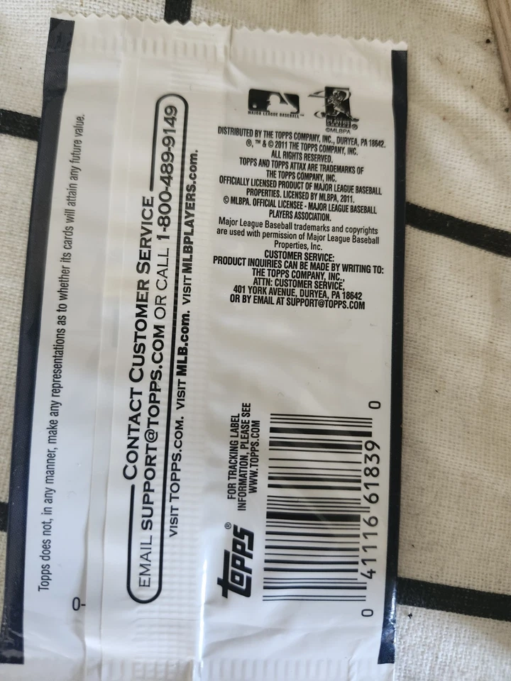 2011 Topps Attax Baseball Game 6 Cards Multipack - Image 3 of 4