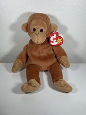 Ty Beanie Babies Bongo the Monkey 1995 Plush w/ Tag Style 4067 Retired