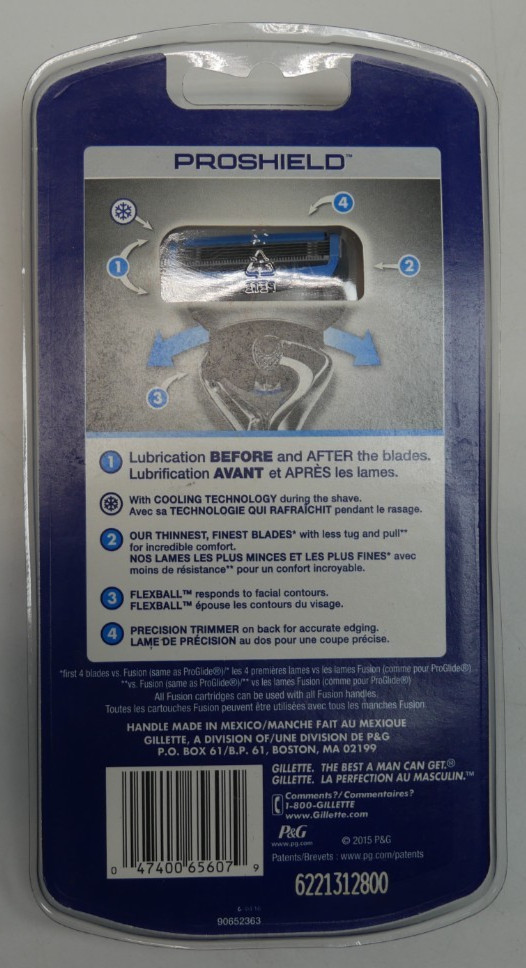 Gillette Fusion Proshield Chill Flexball Razor Blade Proglide Shaver handle