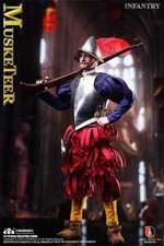 In Stock COOMODEL SE139 1/6 Spanish Conquistador Musketeer Action Figure Model