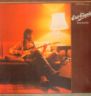 Eric Clapton Backless CLUB EDITION RSO Vinyl LP