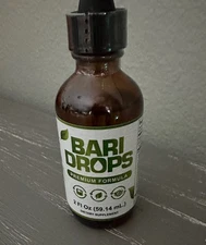 Bari Drops Premium Formula Dietary Supplement 2 oz Exp 8/2026 Weight Loss