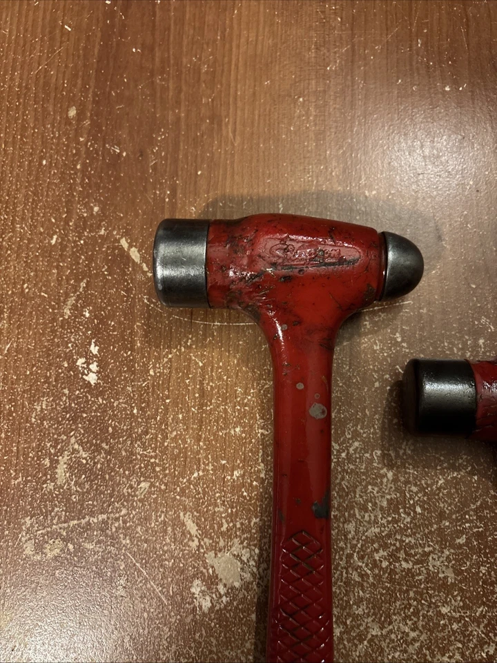 Vintage Snap On 16oz & 24oz Dead Blow Ball Peen Hammers USA - Imagen 2 de 4