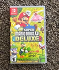 Nintendo New Super Mario Bros. U Deluxe Switch Cartridge w/ Case & Map Insert