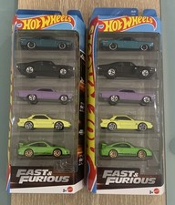 Hot Wheels 1 64 Fast  Furious 5 Pack Cars Set 2025 JBJ80 Lot