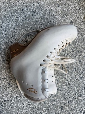 EDEA Chorus Figure Skating Boots 245 White Made in Italy Boot Only