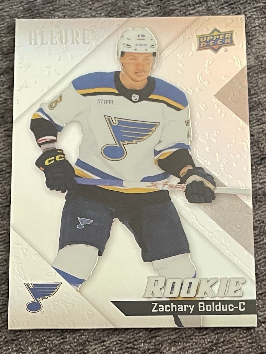 2024-25 Upper Deck Allure Glitter Bomb Rookies Zachary Bolduc, Fresh, Mint