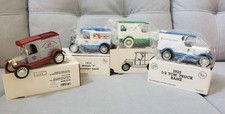 4 New ERTL 1913/23 Truck Bank Dicast 1/25 Collectible Toy Holiday Gift Idea
