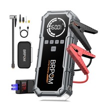 Jump Starter with Air Compressor, BRPOM 8000A Portable Car Jump Starter All ...