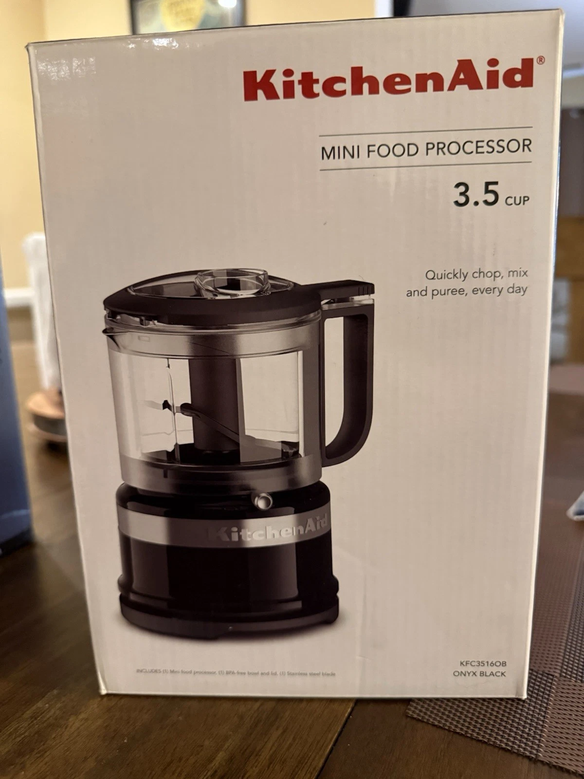 KitchenAid Mini Food Processor 3.5 Cup, Brand new In Box, Never Used
Opens in a new window or tab