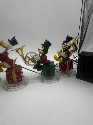 VTG 1985 Mickey Mouse Jazz Band Mr Christmas W/ Box & Instructions !SEE VIDEO! - Picture 6 of 16