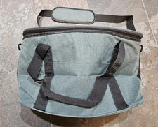 Soft Sided Sage Green Cooler Bag With Shoulder Strap