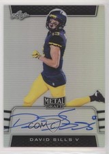 2019 Leaf Metal Draft David Sills V #BA-DSV Auto 0cz