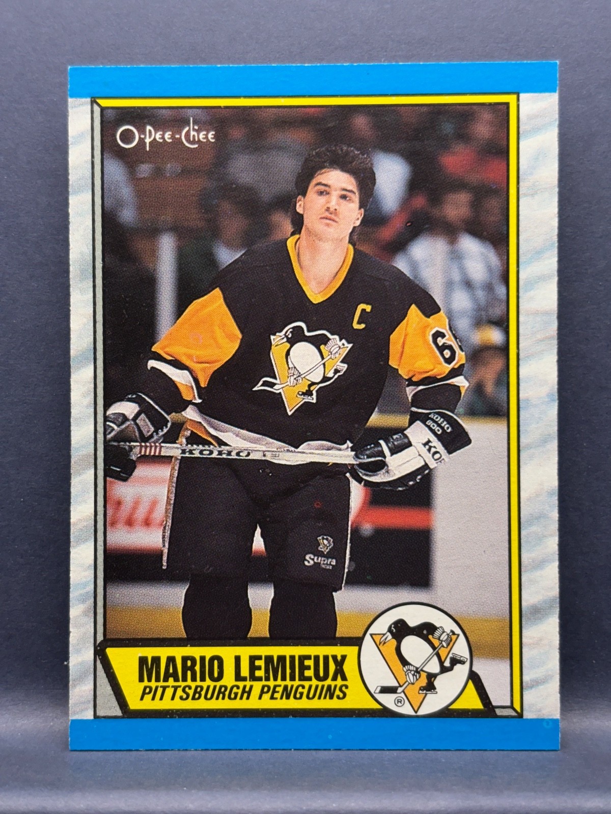 1989-90 O-Pee-Chee Mario Lemieux #1 Pittsburgh Penguins OPC HOF (A) 🏒🔥
