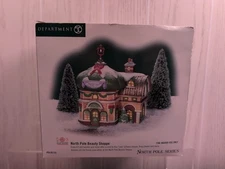 Departme 56 North Pole Beauty Shoppe North Pole Series Christmas Village  (C-3) 