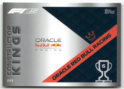 Topps F1 Turbo Attax 2025 Formel 1 No. 293 Oracle Red Bull Constructor Kings