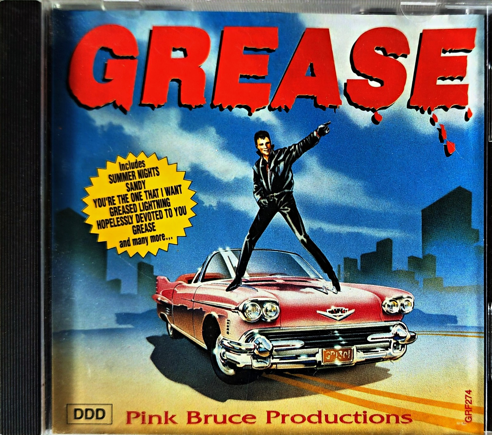 Grease CD 🌀 Lesley Paul  Album GRF274 Jewel Case Pink Bruce Productions