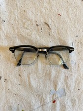 Vintage 50s Shuron Ronsin Hornrim Bifocal Glasses