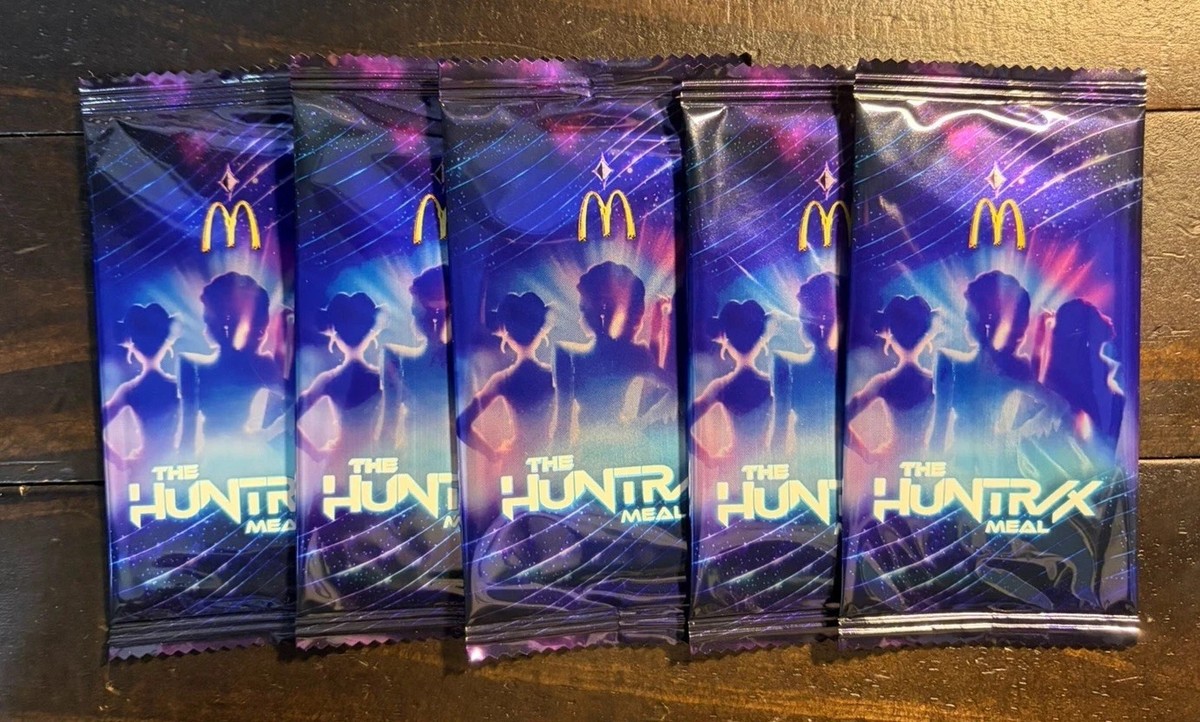 2026 McDonald's Kpop Demon Hunters Huntr/X Meal Photocard Pack