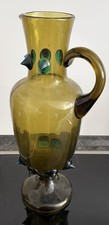Große Vintage Kunstglas Vase / Krug – 40 cm – 60er/70er Jahre – ital. Stil