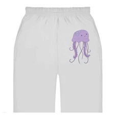 'Happy Purple Jellyfish' Adult Sweatpants / Joggers (JO030255)