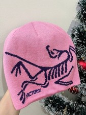 New Arc'teryx Bird Head Toque Beanie Pink Merino Wool Winter Hat