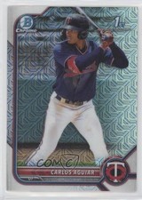 2022 Bowman Chrome Prospects Mega Box Mojo Refractor Carlos Aguiar #BCP-1 0b3