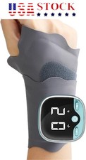 Rechargeable Cordless Wrist Heating Pad Massager, 3-Heat Level Tendon Therapy