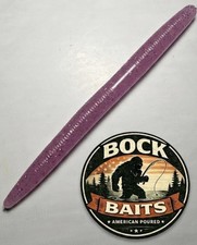 50 PINK Scented with HOLO SILVER & BLACK Sparkle 5" Inch  Senko Style Bait.