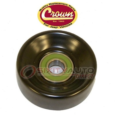 Crown Automotive Drive Belt Idler Pulley for 1987-2001 Jeep Cherokee 2.5L ye