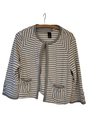 BEST CONNECTIONS Strickjacke Damen 42/XL Casual Mehrfarbig Gestreift