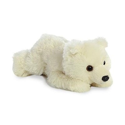 Aurora World Plush - Mini Flopsie - POLAR BEAR (8 inch) - New Stuffed Animal Toy