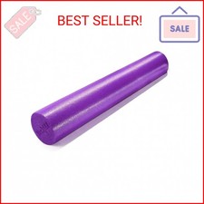 Yes4All Medium Firm Round PE Foam Roller 12, 18, 24, 36 Inches for Pilates, Yoga
