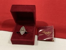 Affinity Diamonds JWBR 925 Sterling Silver Cocktail Band Ring SIZE 8 NEW W/BOX