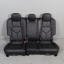 2011-2018 Porsche Cayenne Rear Seats Upper Lower Cushions Black Leather Oem 2011-2018 Porsche Cayenne Rear Seats Upper Lower Cushions Black Leather Oem