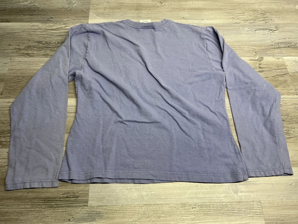 Vintage 90s Y2K Adidas Spell Out Top T-Shirt Womens XL Made In USA Long Sleeve - Image 2 of 4