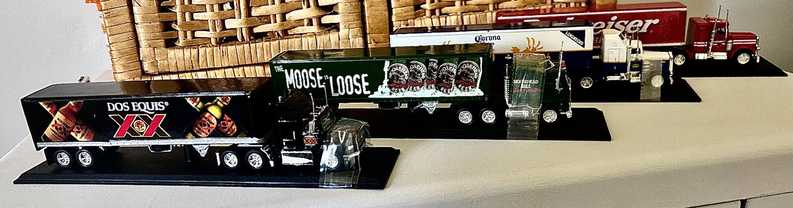 MATCHBOX 4pc International Brewmasters Collection Semi-Trucks Set BRAND NEW!!-image