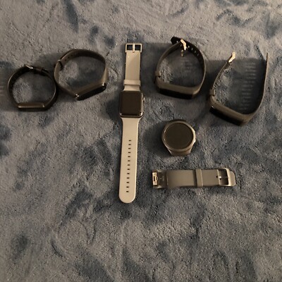 Lot of 6 Fitbit/Apple/Samsung Smart Watch Lot - Untested AS-IS For Parts/Repair