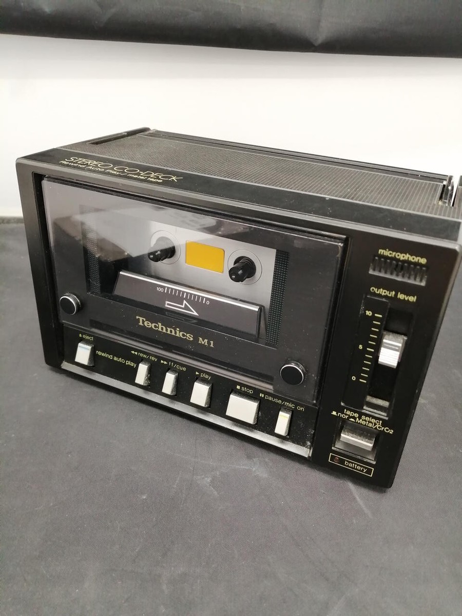 Technics M1 カセットプレーヤー STEREO CO-DECK 美品 テクニクス Technics RS-M1 STEREO CO-DECK コデッキ カセット