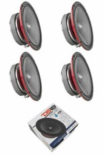 4 DS18 PRO-SM6.2 6.5" Marine Motorcycle Midrange Speakers 1600W 2 Ohm IP66 Rated