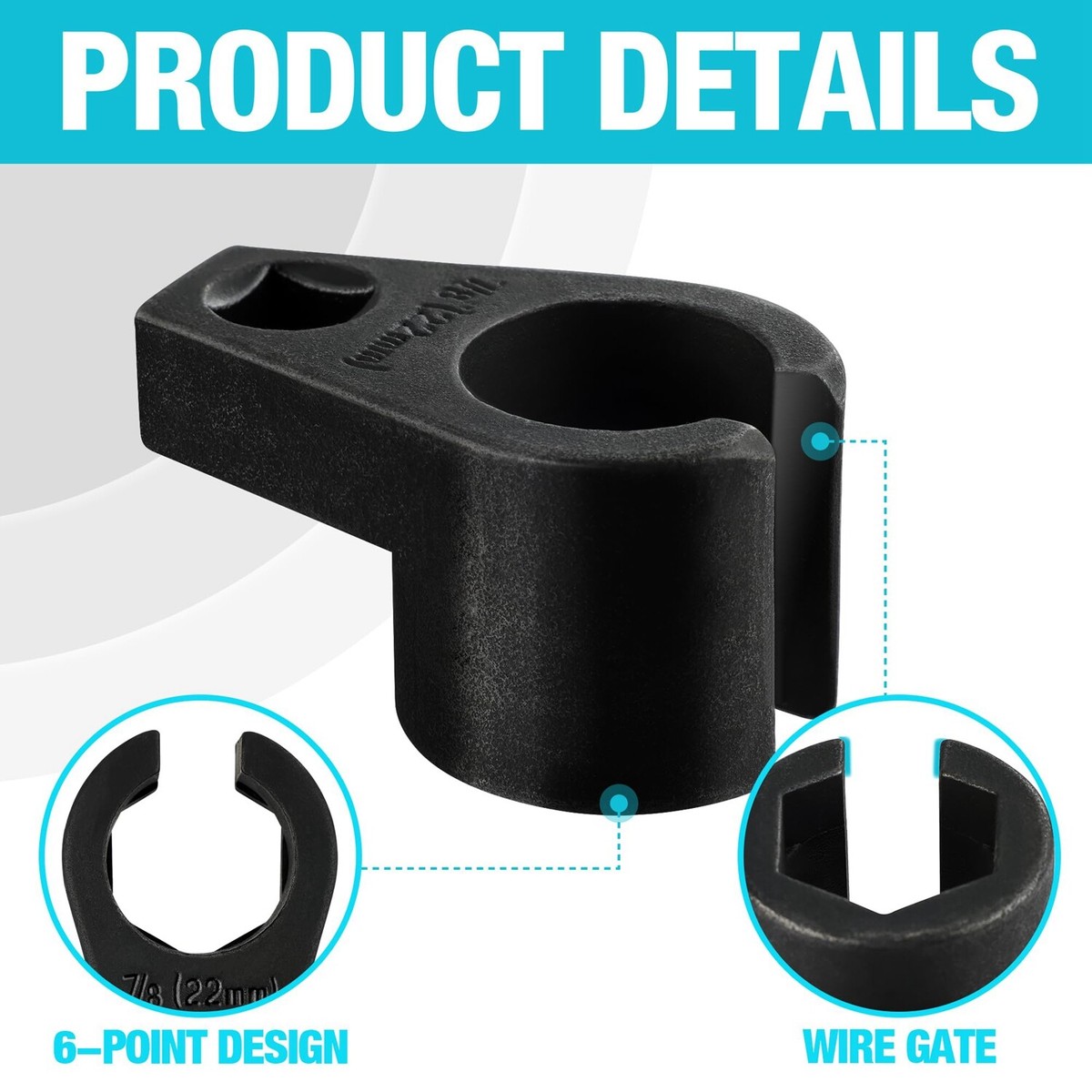 O2 Sensor Spacer DURATECH 22mm O2 Oxygen Sensor Socket 3/8