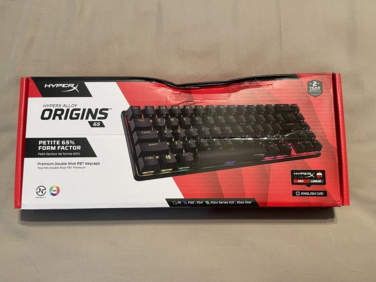 New Sealed HyperX Alloy Origins 65 Mechanical Gaming Keyboard for