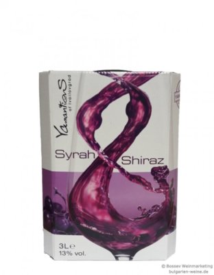 SHIRAZ ''YAMANTIEV'S'' BAG IN BOX 3 Liter, Ivaylovgrad