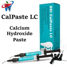 Dental CalPaste Light-Cured Radiopaque Calcium Hydroxide Paste Base Liner 2x1.5g