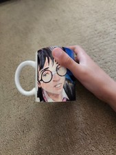 Vintage Harry Potter and the Sorcerer's Stone 2000 Ron  Hermione Coffee Mug Cup
